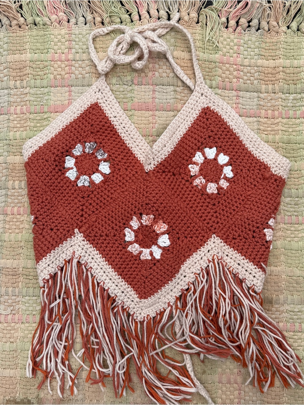 Cute crochet festival top